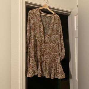 Miss matched, long sleeve size medium romper
